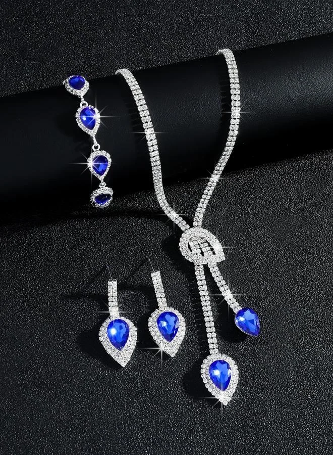 Take Two 3-Piece Embellished Necklace, Bracelet And Earrings Jewelry Set